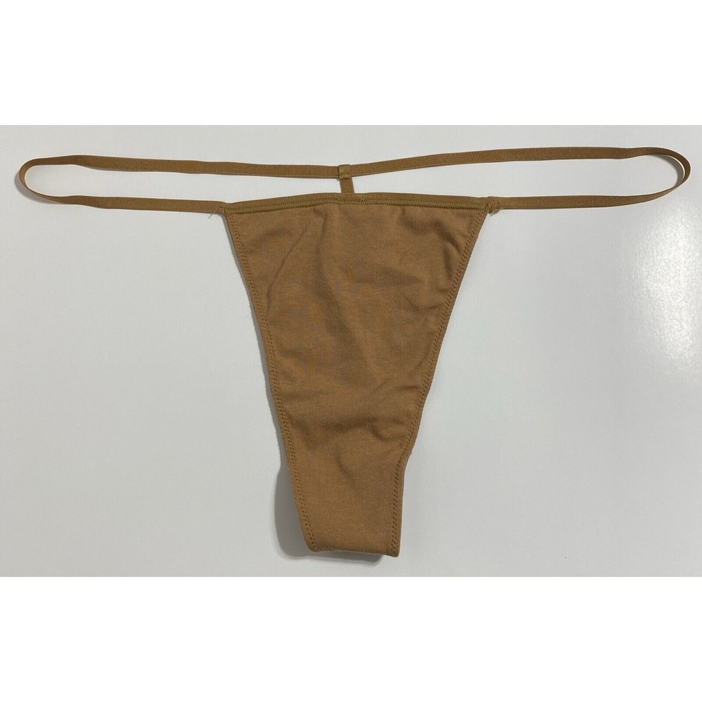SKIMS Thin Line Thong Women's 3X Camel Brown T-string G-string Sexy NEW